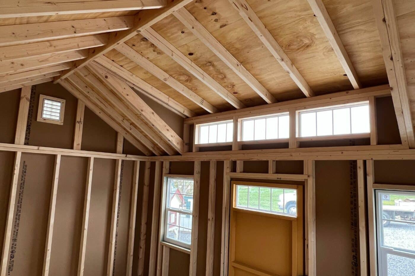 10x14 chalet shed