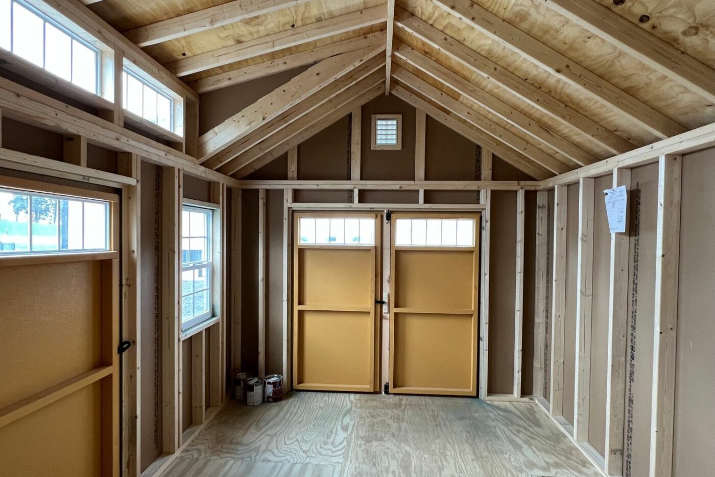 10x14 chalet shed