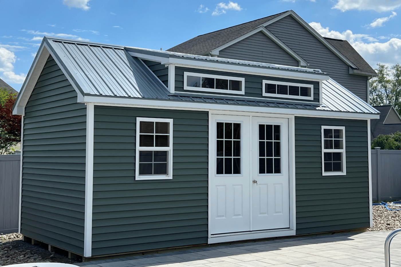 10x20 chalet shed moonlit moss in fairport ny