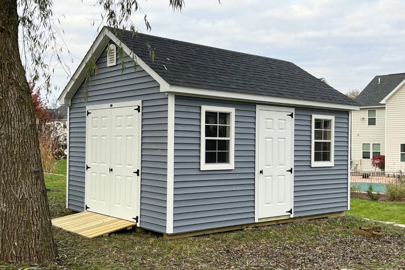 12x16 chalet shed