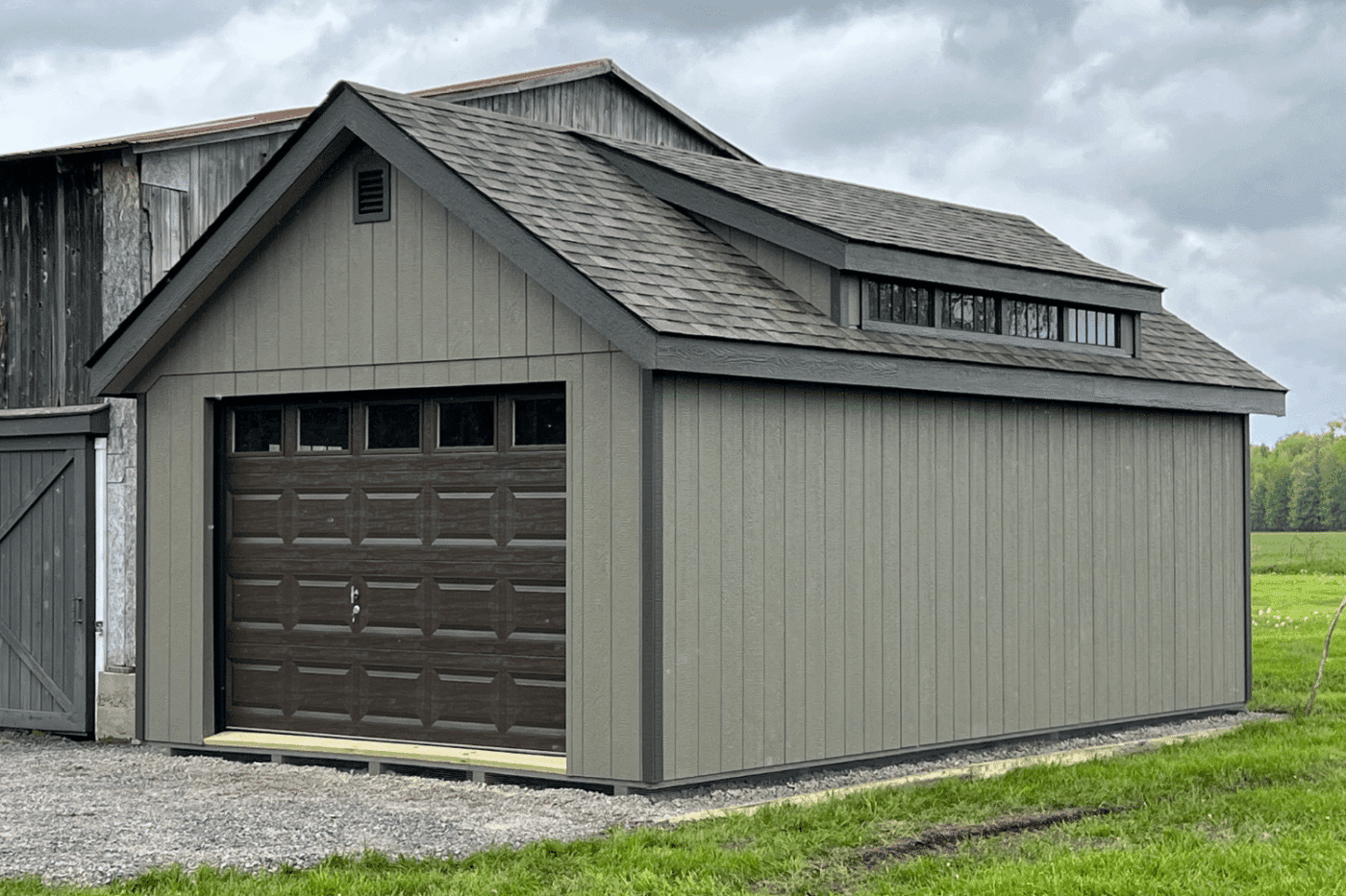 14x24 chalet garage in leicester ny 1