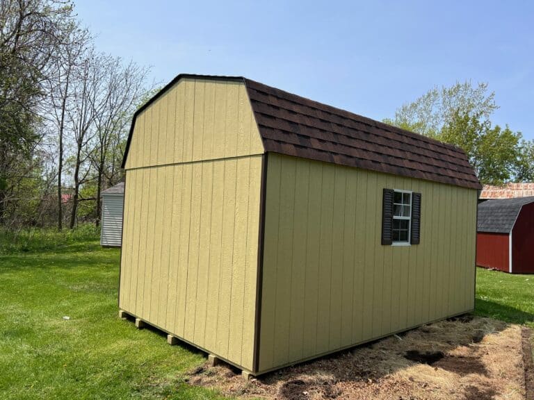 8x14 lofted barn shed