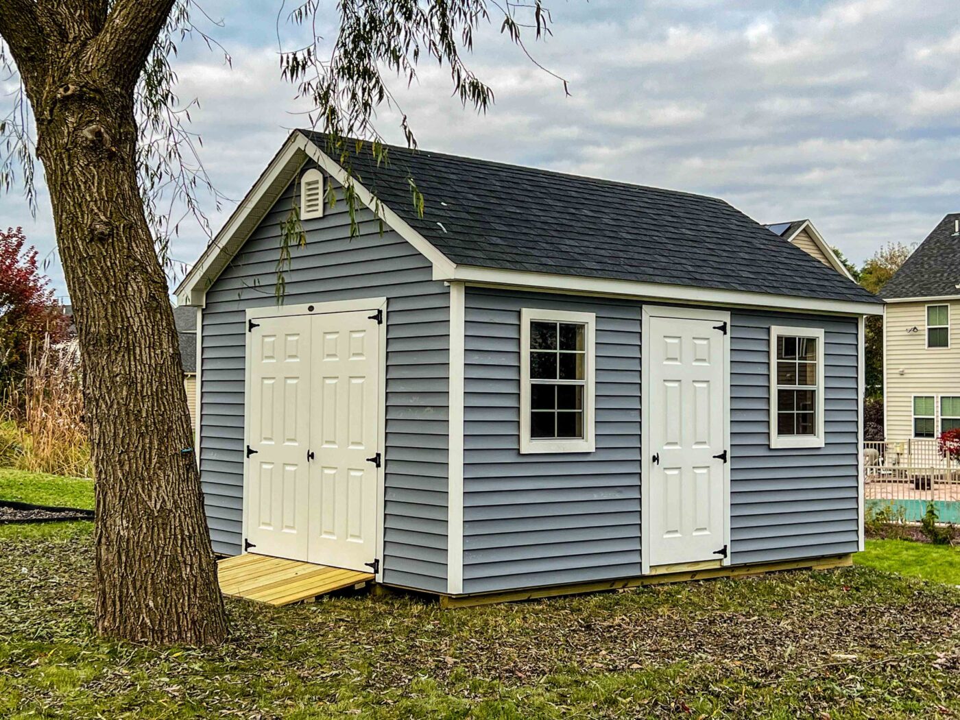 ShedsbyFisher BlueGrayShed