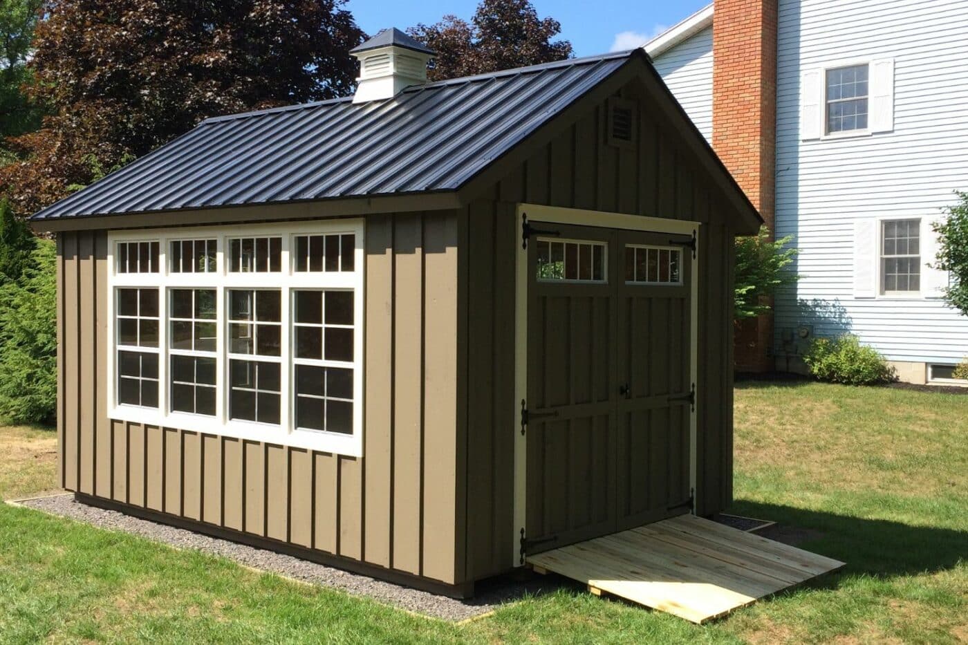 board and batten sheds- chalet