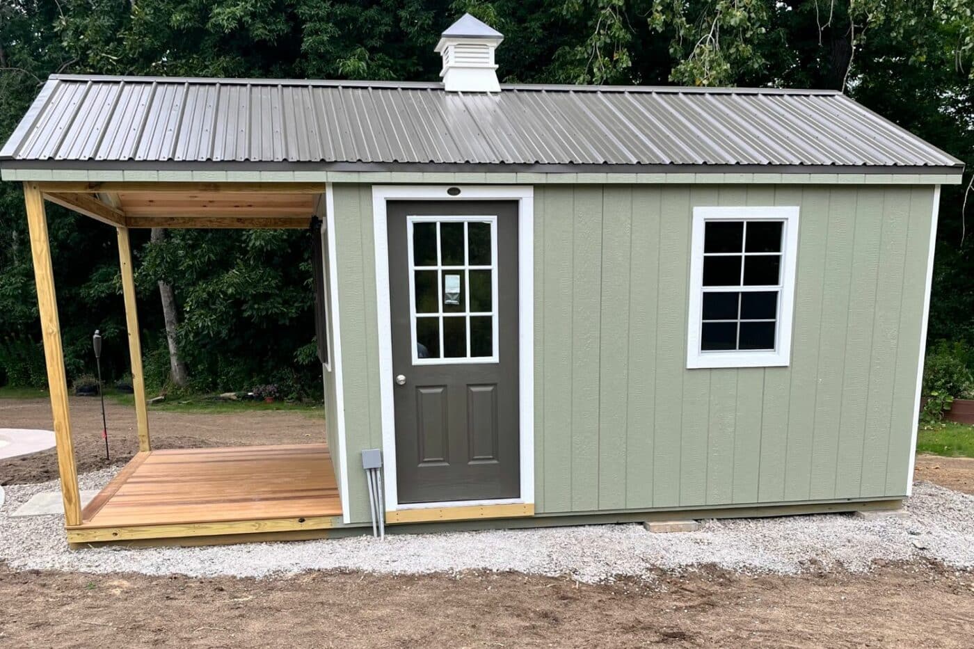 gable porch cabins