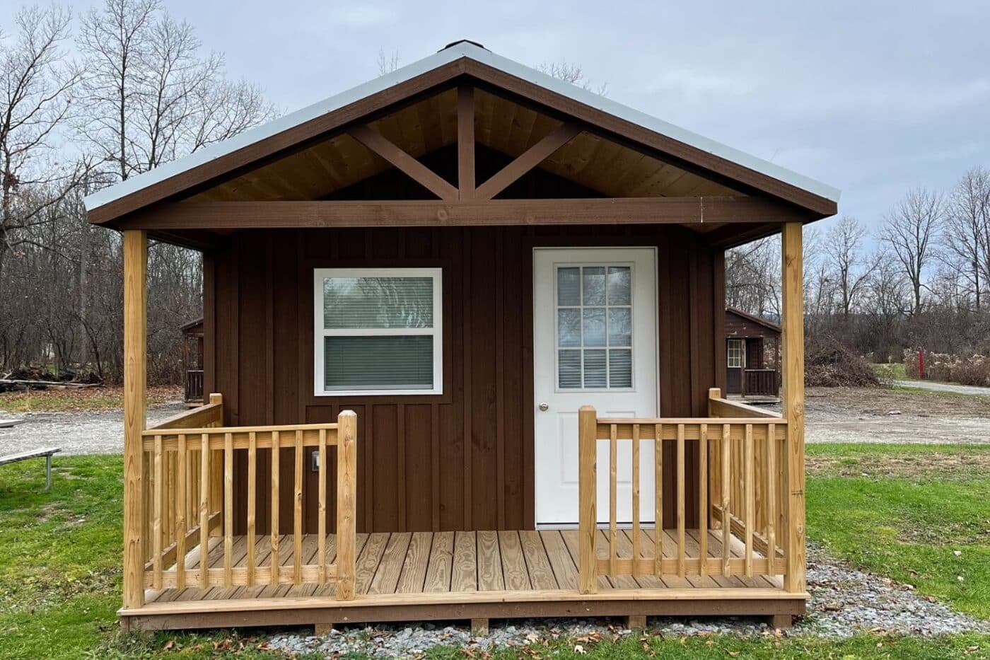 gable porch 10x20 cabin for sale