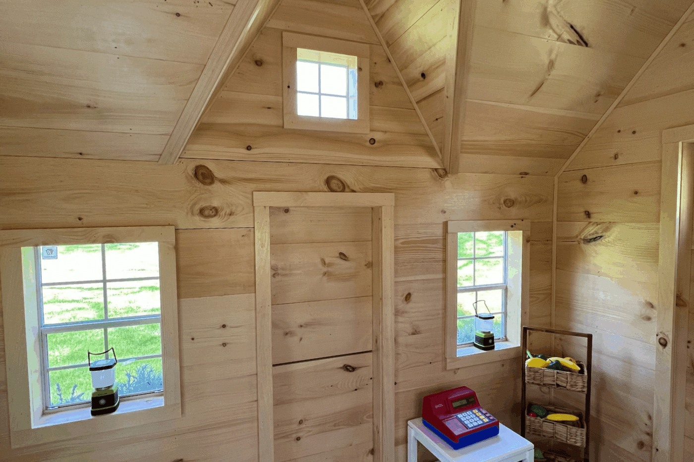 inside of 8x10 playhouse in leicester ny