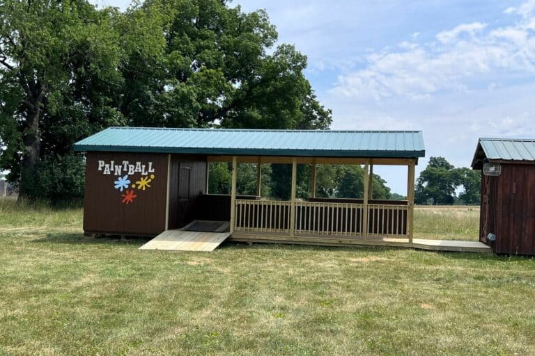 paintball shed project 1- 12x30 shed