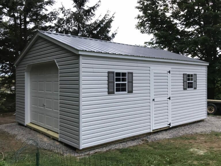 portable prebuilt garages
