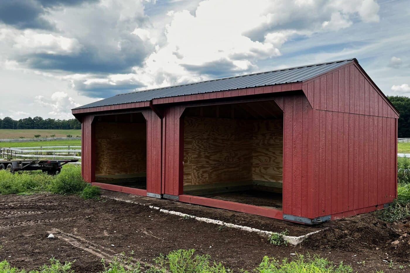 sheds by fisher run-in sheds-