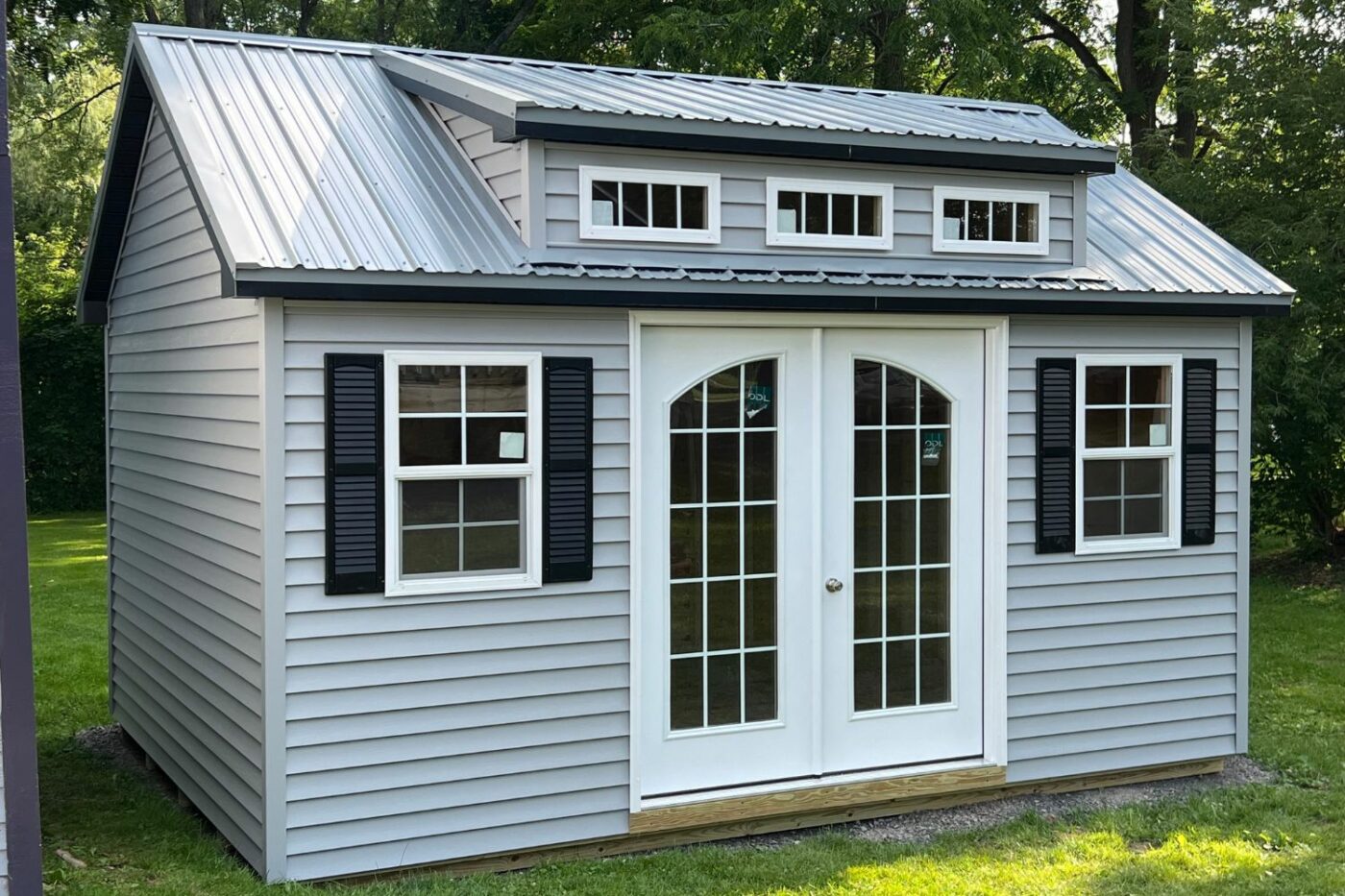 sheds by siding- vinyl chalet sheds