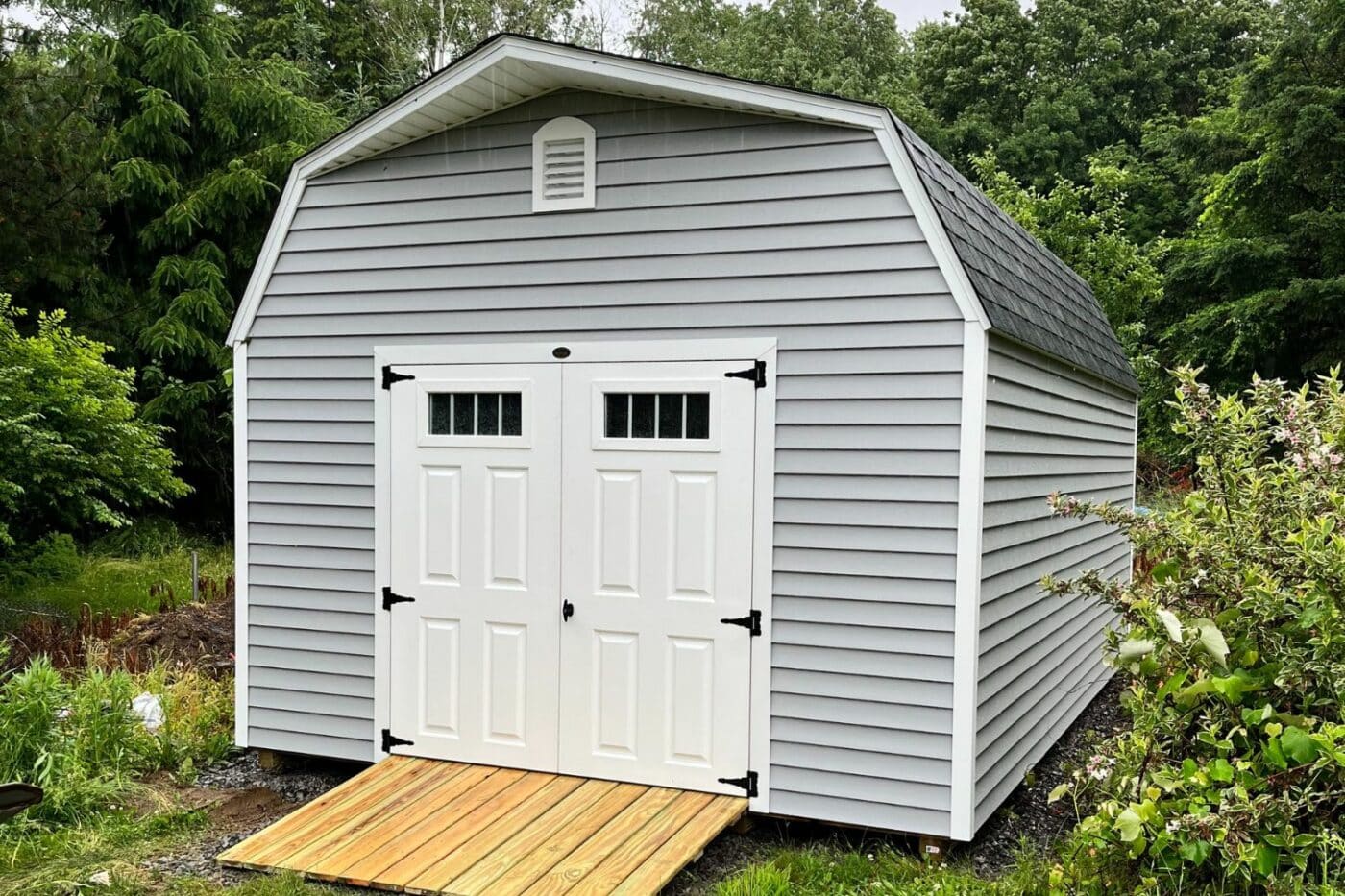 sheds by siding- vinyl lofted barn sheds