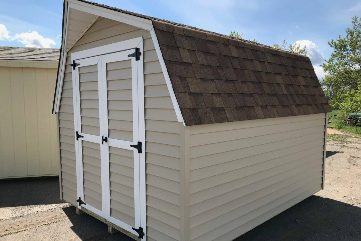 sheds by siding- vinyl small barn sheds