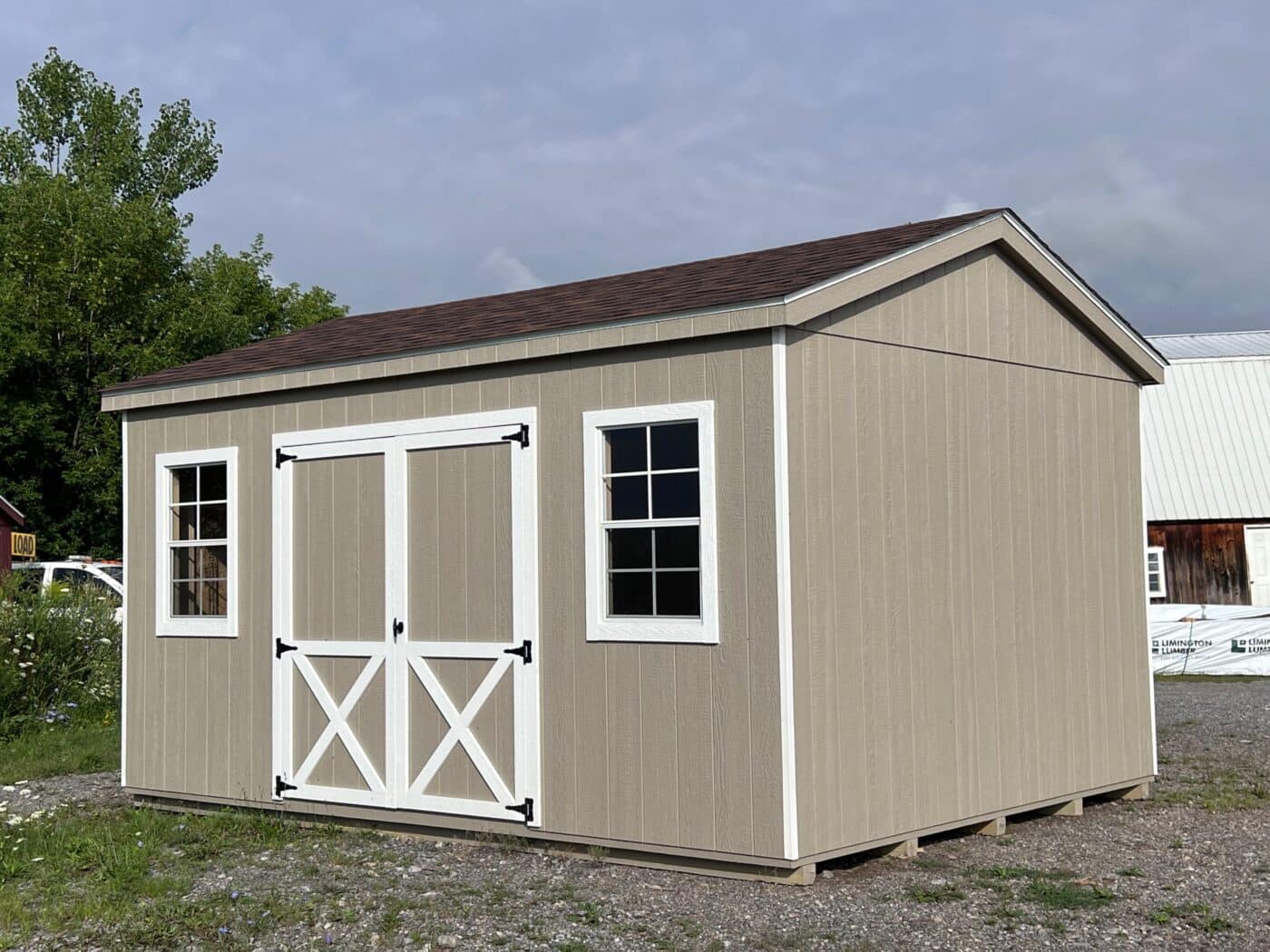 Wooden Storage Building that is Portable
