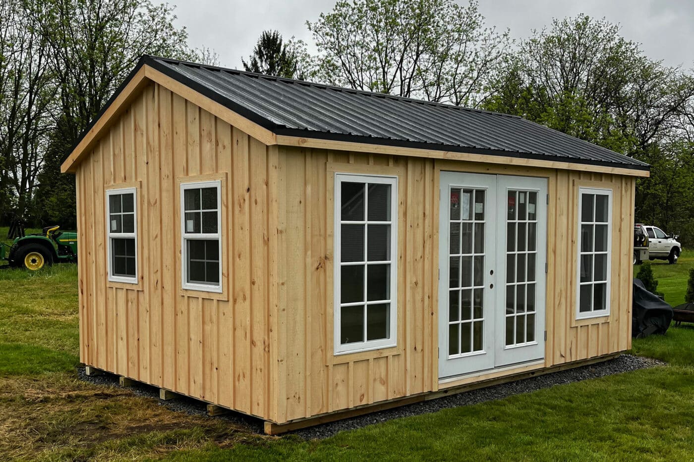 Board and Batten Storage Building Portable